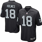 Nike Men & Women & Youth Raiders #18 Andre Holmes Black Team Color Game Jersey,baseball caps,new era cap wholesale,wholesale hats